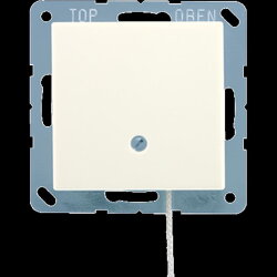 Jung Zug-Wechselschalter, Serie AS, weiß A506BFNUZ