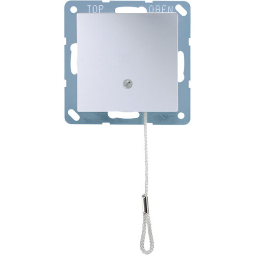 Jung Zug-Wechselschalter, Serie A, aluminium A506BFNUZAL