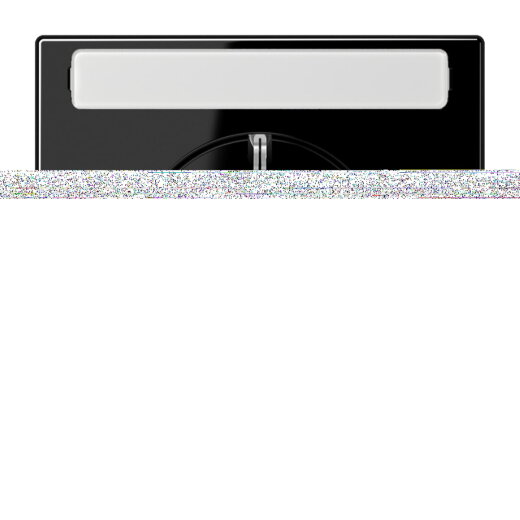 Jung SCHUKO Steckdose, 16 A 250 V ~, mit Schriftfeld, Duroplast, Serie LS, schwarz LS1520NASW