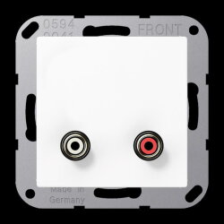 Jung Multimedia-Anschlusssystem Cinch Audio, Serie AS/A,...