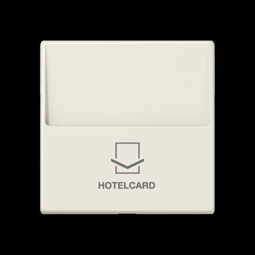 Jung Hotelcard-Schalter (ohne Taster-Einsatz), Hotelcard, Serie AS, weiß A590CARD