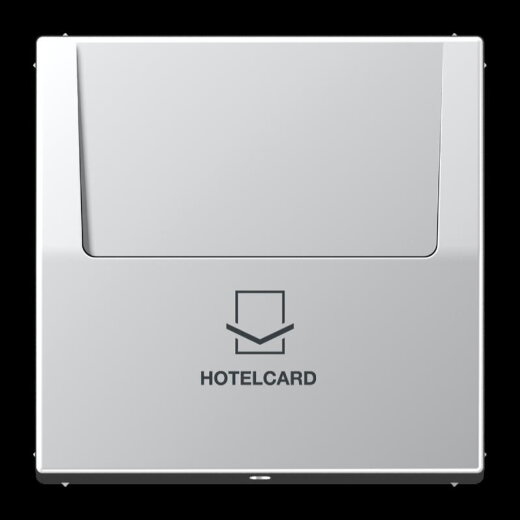 Jung Hotelcard-Schalter (ohne Taster-Einsatz), Hotelcard, Serie LS, Aluminium AL2990CARD
