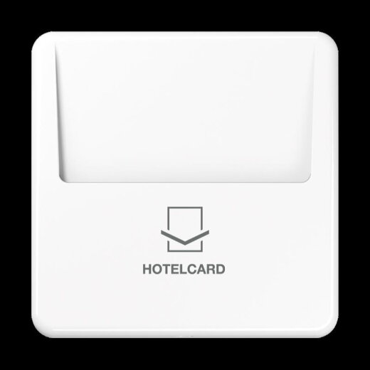 Jung Hotelcard-Schalter (ohne Taster-Einsatz), Serie CD, alpinweiß CD590CARDWW