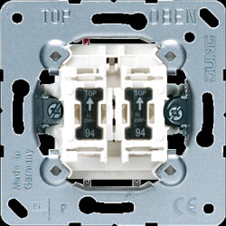 Jung Wippschalter, 10 AX 250 V ~, Serien mit...