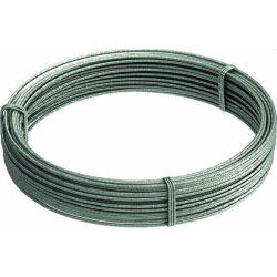 OBO Stahldraht-Spannseil 957 10 V4A m. Hanfseele 10