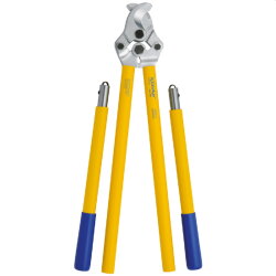 Klauke Kabelschere für Al- und Cu-Kabel bis D: 38mm...