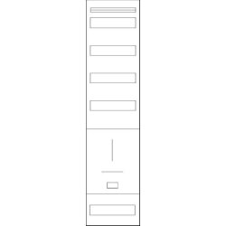 ABN Braun TSG-Feld T17N 1T 150mm Anschlussraum T17N