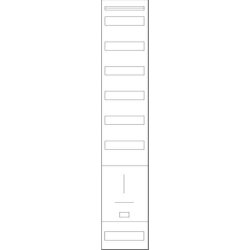 ABN Braun TSG-Feld T19N 1T 150mm Anschlussraum T19N
