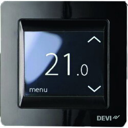 DEVI Uhren-Thermostat DEVIreg Touch schwarz 140F1069