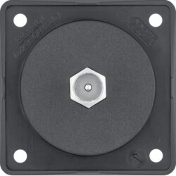 Berker Antennenverbinderdose 945812503 TV schwarz matt...