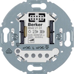 Berker Universaltastdimmer 2fach 2Draht Tragring rund...