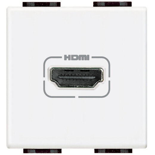 Bticino Anschlussdose N4284 HDMI weiss