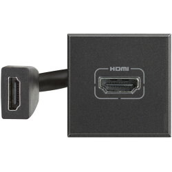 Bticino Anschlussdose HDMI anthrazit