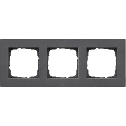 Gira Abdeckrahmen 0213235 3fach flach E2 anthrazit 0213235