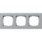 Gira Abdeckrahmen 0213255 3fach flach E2 F alu 0213255