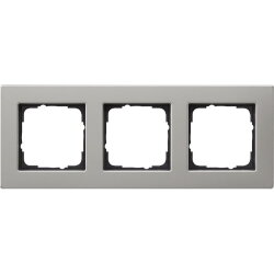 Gira Abdeckrahmen 0213335 3fach flach E2 Edelstahl 0213335