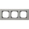 Gira Abdeckrahmen 0213335 3fach flach E2 Edelstahl 0213335