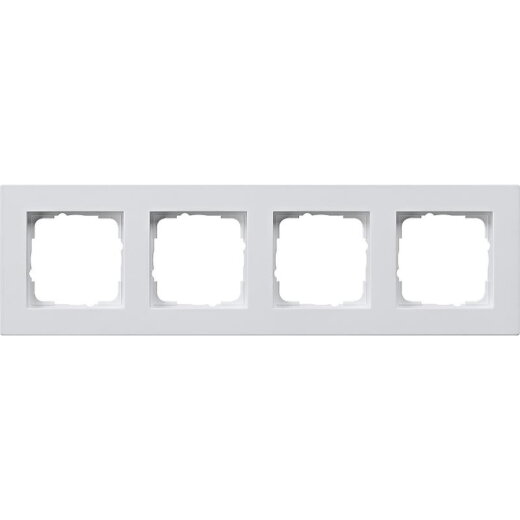 Gira Abdeckrahmen 0214225 4fach flach E2 reinweiss 0214225