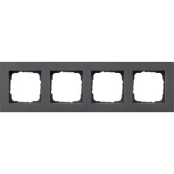 Gira Abdeckrahmen 0214235 4fach flach E2 anthrazit 0214235