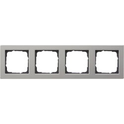 Gira Abdeckrahmen 021433 4fach E2 Edelstahl 21433