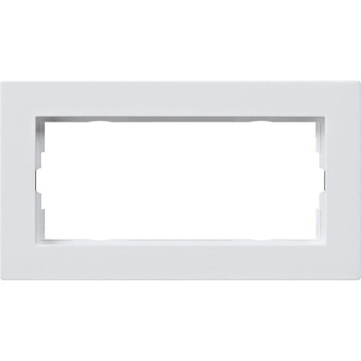 Gira Abdeckrahmen 1002225 2fach o.M. flach E2 reinweiss 1002225