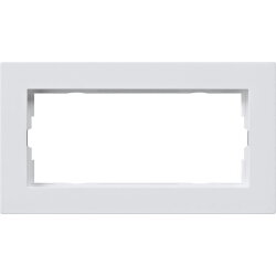 Gira Abdeckrahmen 1002295 2fach o.M. flach E2 reinweiss...
