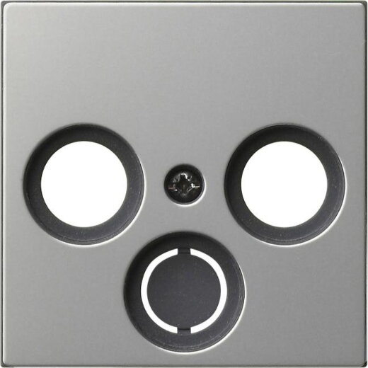 Gira Abdeckung 0869600 Koacial-Antennenst. 55 Edelstahl 0869600