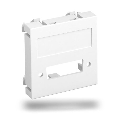 OBO Multimediaträger DVI MTG-DV O RW1 ohne Anschlussb. 45x45mm