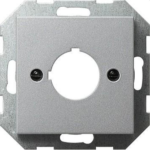 Gira Abdeckung 027226 +Tragring Geraete System 55 Alu