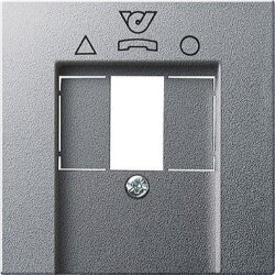 Gira Abdeckung 026026 TDO System 55 Farbe Alu