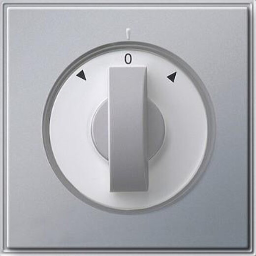 Gira Abdeckung 066665 Knebel Jalousie TX_44 (WG UP) Alu