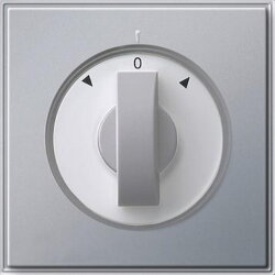 Gira Abdeckung 066665 Knebel Jalousie TX_44 (WG UP) Alu