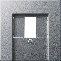 Gira Abdeckung 027626 TAE Stereo USB System 55 Alu