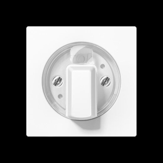 Jung Abdeckung für Drehschalter, Thermoplast, Serie A, alpinweiß A1541BFWW