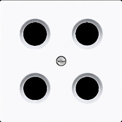 Jung Abdeckung für 4-Loch SAT-TV-Steckdose...