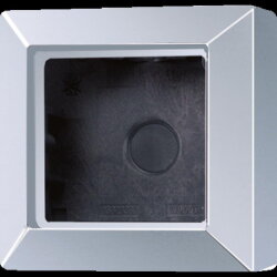 Jung Aufputz-Kappe 1fach, Serie AS/A, aluminium AS581AAL