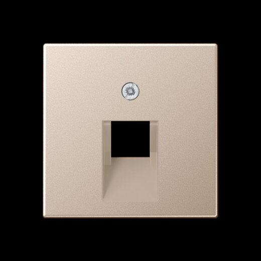 Jung Abdeckung für IAE/UAE-Anschlussdosen 1 x 8-polig, Serie A, champagner A569-1PLUACH