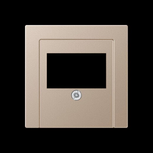 Jung Abdeckung für TAE-Anschlussdosen, Serie A, champagner A569PLTCH