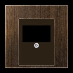 Jung Abdeckung für TAE-Anschlussdosen, Messing,...