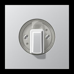 Jung Abdeckung für Drehschalter, Serie LS, Aluminium...