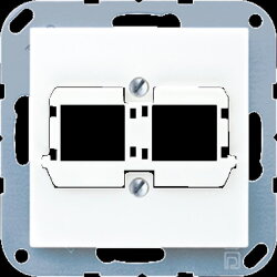 Jung Abdeckung für Modular-Jack-Steckbuchsen 2fach,...