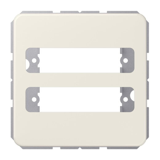 Jung Abdeckung für 2 D-Subminiatur-Steckverbinder, Thermoplast, Serie CD, weiß 594-2