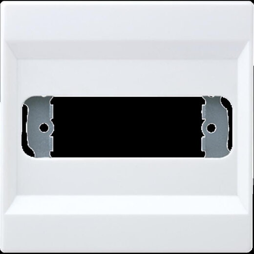 Jung Abdeckung für 1 D-Subminiatur-Steckverbinder, Thermoplast, Serie LS, alpinweiß LS994-1WW