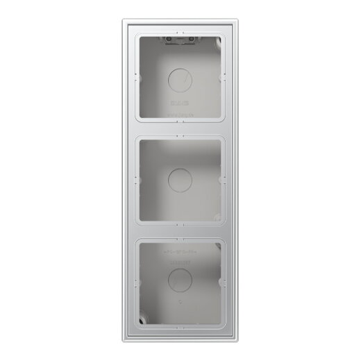 Jung Aufputz-Kappe 3fach, Serie LS, Aluminium AL2583A-L