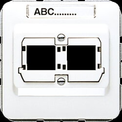 Jung Abdeckung für Modular-Jack-Steckbuchsen 2fach,...