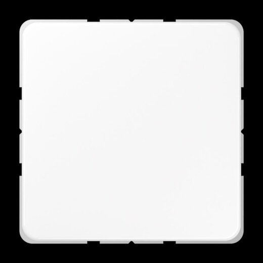 Jung Blind-Abdeckung (gerastet), Thermoplast, Serie CD, alpinweiß CD594-0WW