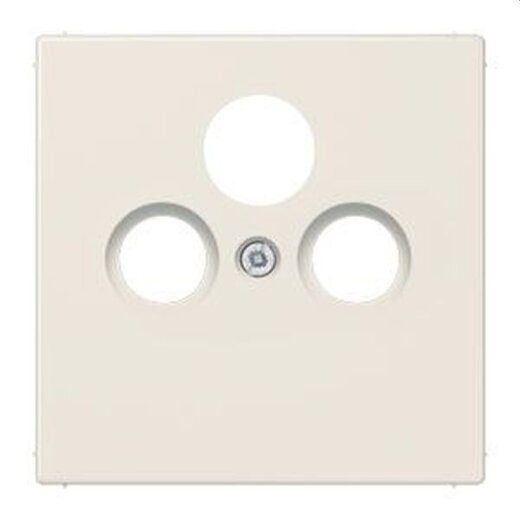 Jung Abdeckung für Universal-Sat/BK-Dosen, Thermoplast, Serie LS, weiß LS990SAT