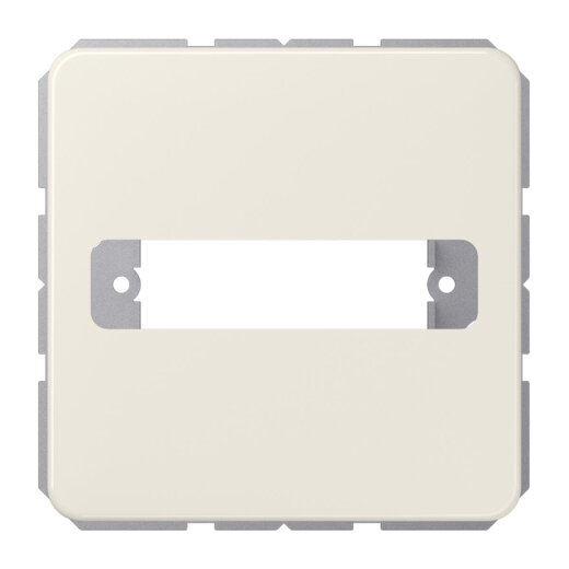 Jung Abdeckung für 1 D-Subminiatur-Steckverbinder, Thermoplast, Serie CD, weiß 594-1