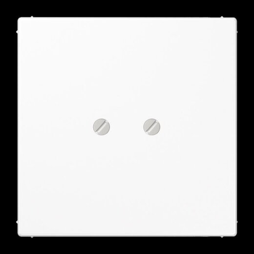 Jung Blind-Abdeckung (gerastet), Duroplast, Serie LS, alpinweiß LS961BWW