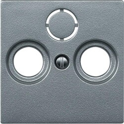 Merten Antennenabdeckung 297560 aluminium SYSTEM M